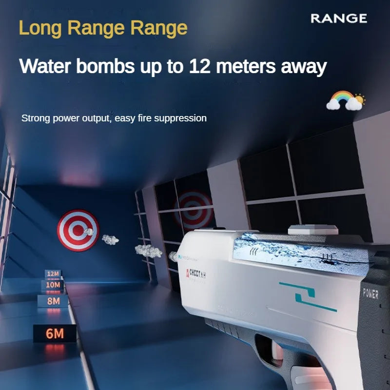 High Pressure Electric Water Gun Toys for Kids | Summer Pool Fun