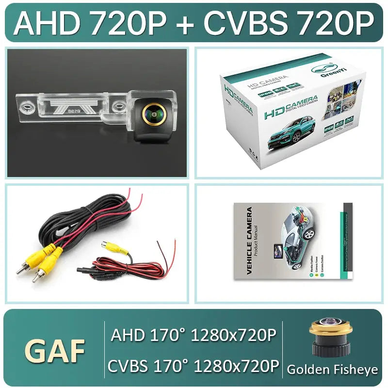 MCCD AHD 1080P Vehicle Rear View Reverse Camera For Volkswagen VW Touran T5 T30 Transporter/Caravelle Multivan Sagitar Car by InterCyprus Trading Ltd