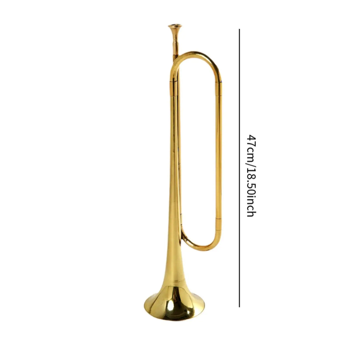 Bugle Trumpet Mini Brass C Key &ndash; Portable Student Friendly