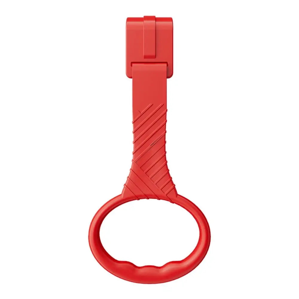Plastic Pull Ring for Baby Cribs &ndash; Stand Up &amp; Walk Assist Tool red