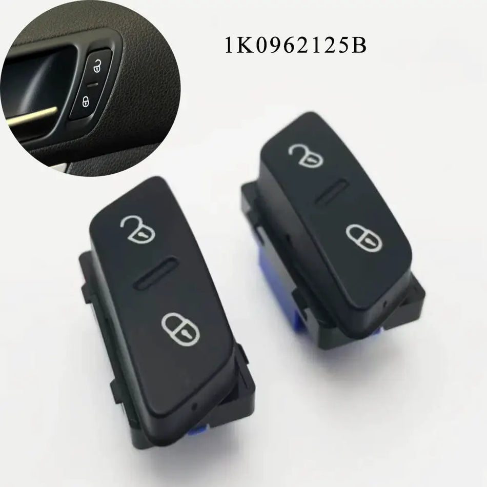 Central Door Lock Switch 1K0962125B 4-Pin Black for VW Golf Jetta Passat by InterCyprus Trading Ltd