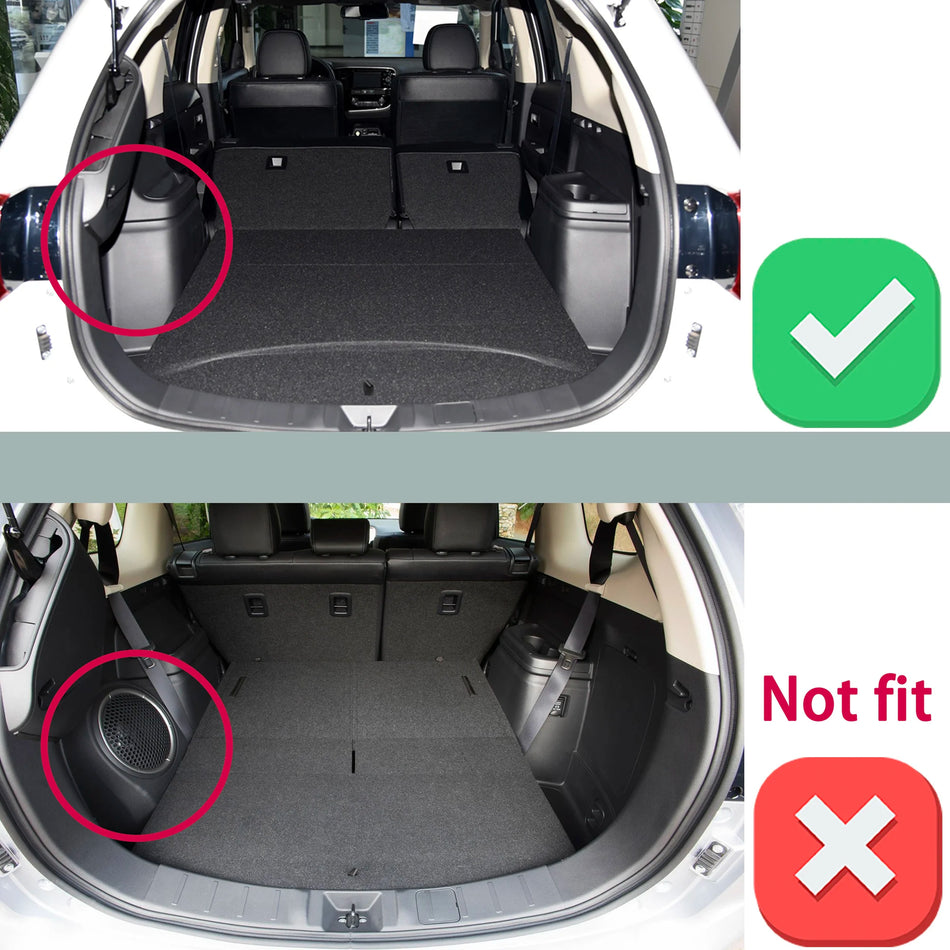 Mitsubishi Outlander Bagagerumsmatta Lastskydd Boot Golvbricka