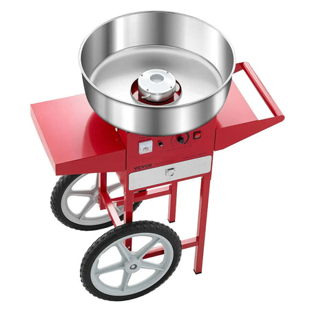 Commercial Cotton Candy Machine With Cart And Bowl
