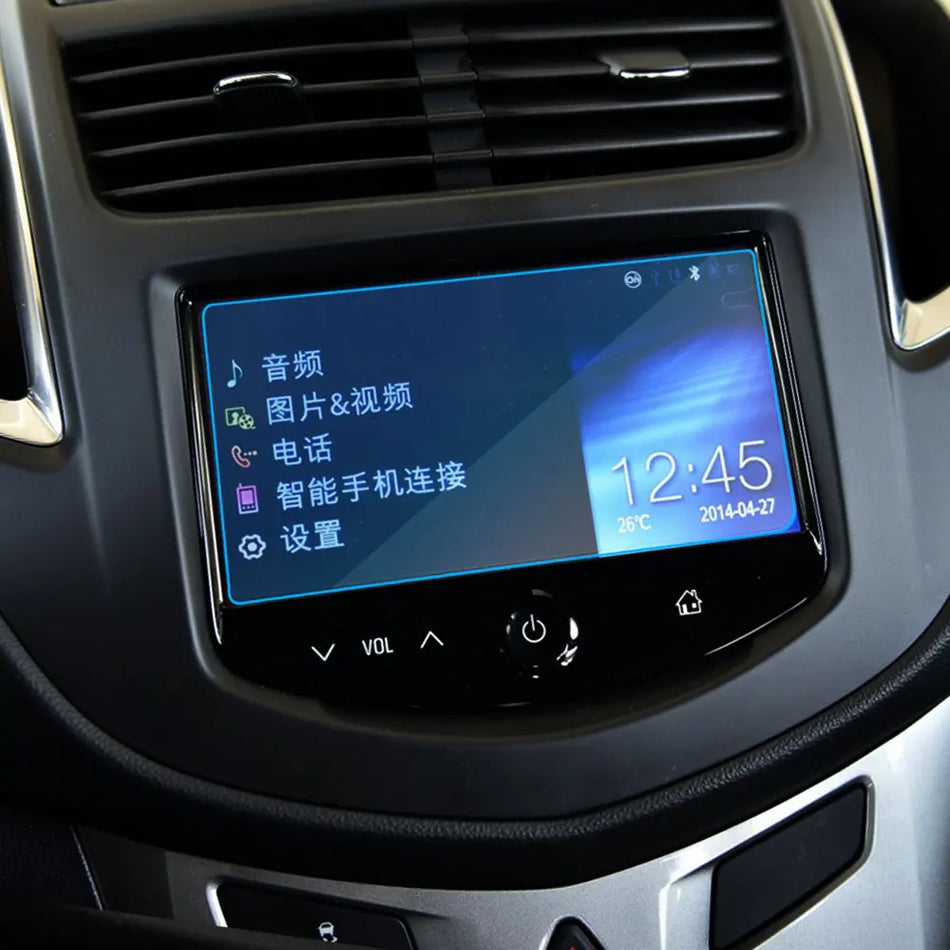 Protezione per schermo GPS del cruscotto Chevrolet Trax 2014-2019 Copertura in PVC Anti Graffio