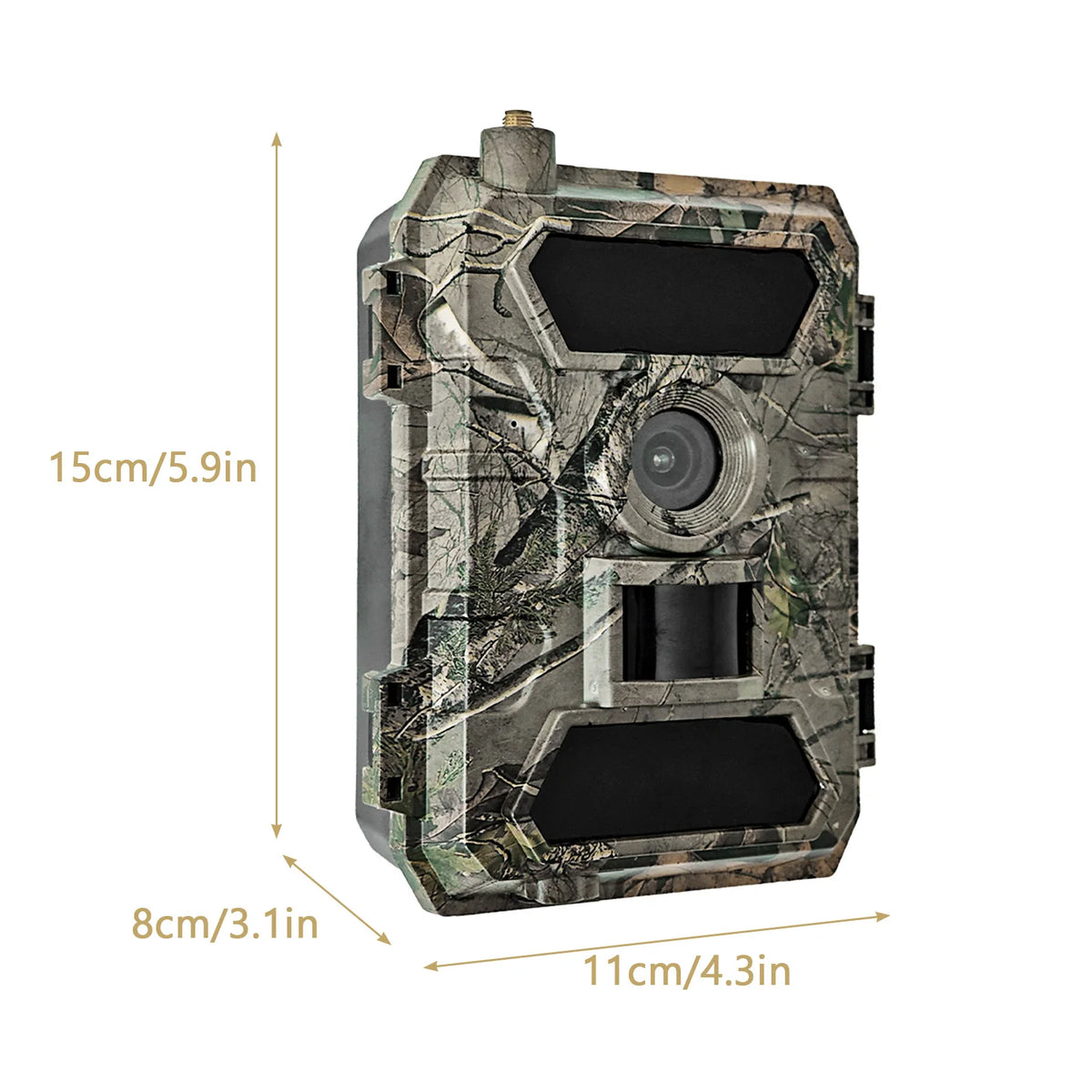 4G Wildlife Camera 8K 60MP IP66 - Night Vision Real Time