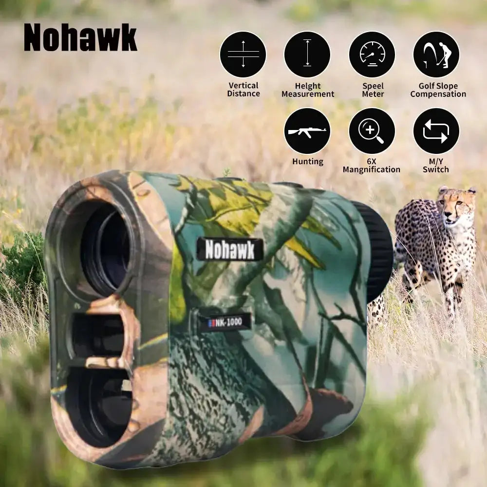 Nohawk Golf Rangefinder Flag Lock Slope Distance Monocular Hunting USB / 600m