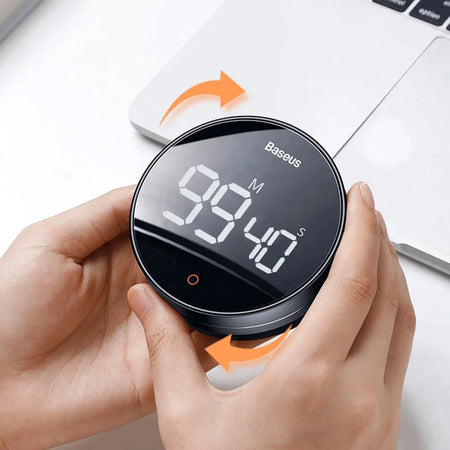 Baseus Magnetic Kitchen Timer &ndash; Digital Countdown Alarm