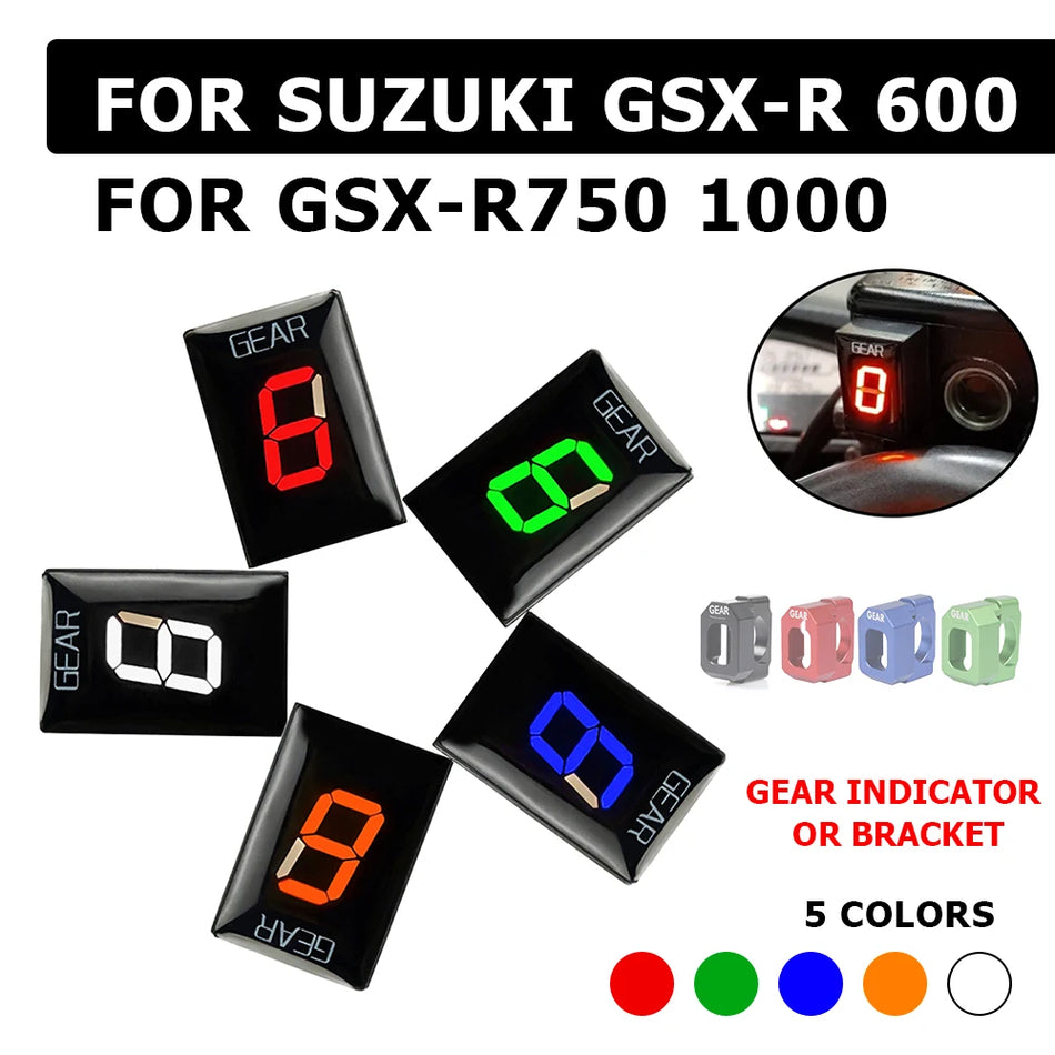 Wskaźnik wyświetlacza biegów Suzuki GSX-R600 GSX-R750 GSX-R1000, wyświetlacz prędkości