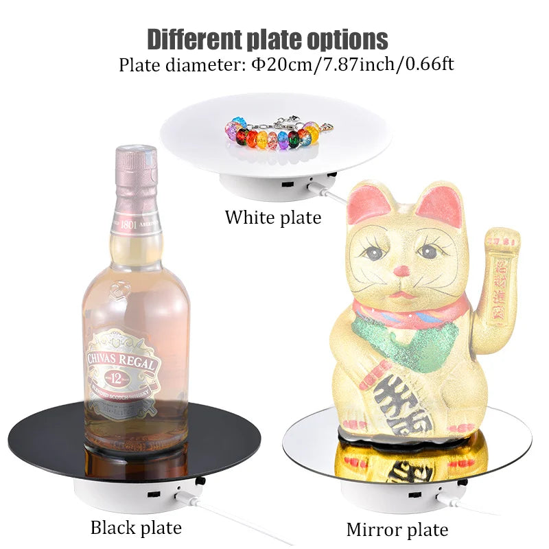 BFOLLOW 360 Rotating Turntable for Photography &amp; Exhibitions