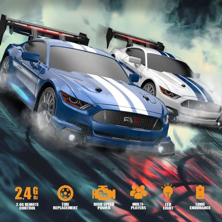 GTR Mustang AE86 1:24 Remote Control Drift Racing Car for Kids