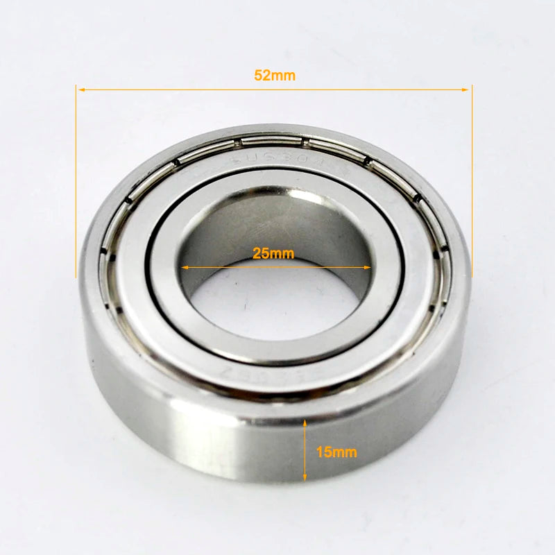 304 Stainless Steel Ball Bearings &ndash; Food Grade Non Magnetic 6205ZZ 25X52X15mm / CHINA / 2Pcs