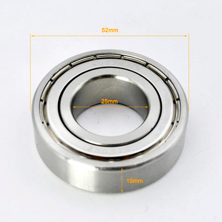 304 Stainless Steel Ball Bearings &ndash; Food Grade Non Magnetic 6205ZZ 25X52X15mm / CHINA / 2Pcs