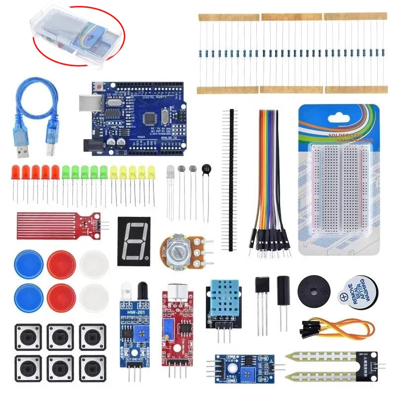 Basic Starter Kit for Arduino Uno Set R3 &ndash; Endless DIY Electronics Possibilities