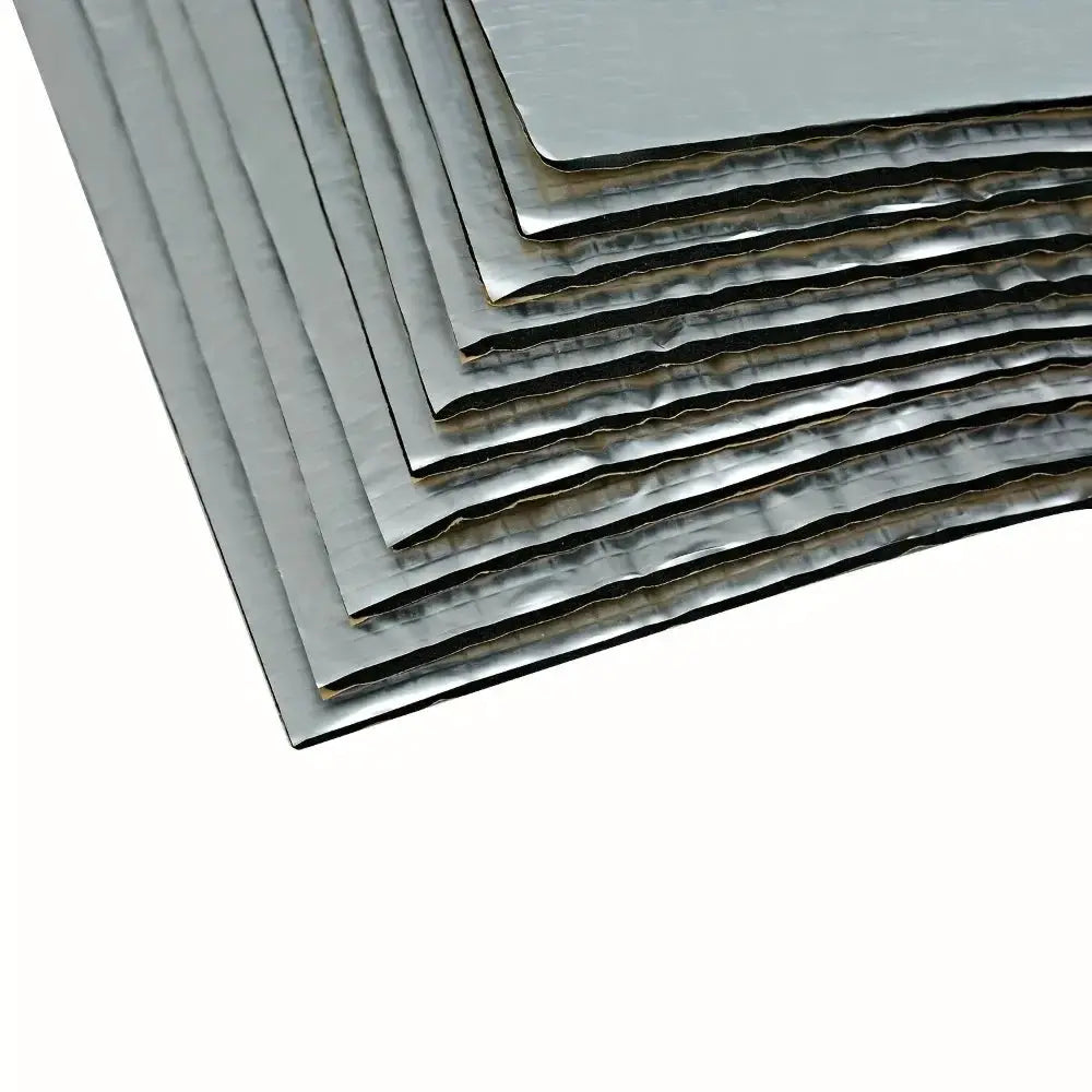 10/20PC Value Pack Car Soundproof Insulation Mat for Vehicles Heat Shield Self Adhesive Noise Deadening Pad for Door Roof Engine by InterCyprus Trading Ltd