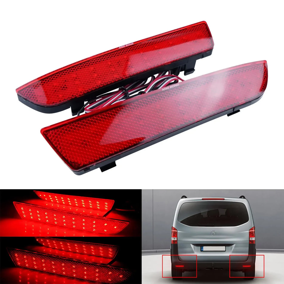 Roter LED-Heckstoßstangenreflektor für Mercedes-Benz W447 Vito V-Klasse
