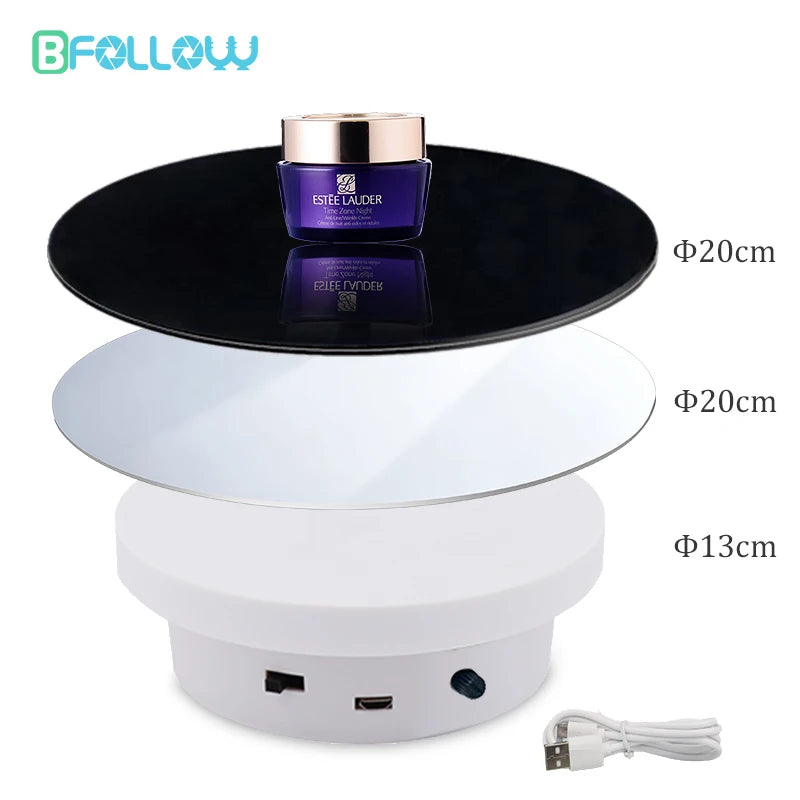 BFOLLOW 360 Rotating Turntable for Photography &amp; Exhibitions