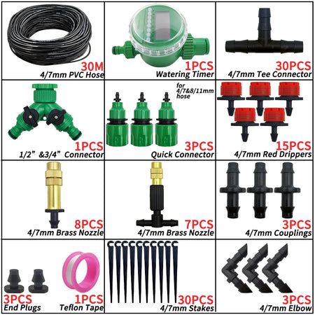 Oasis 5-50M Garden Micro Drip Irrigation Kit &ndash; Auto Watering