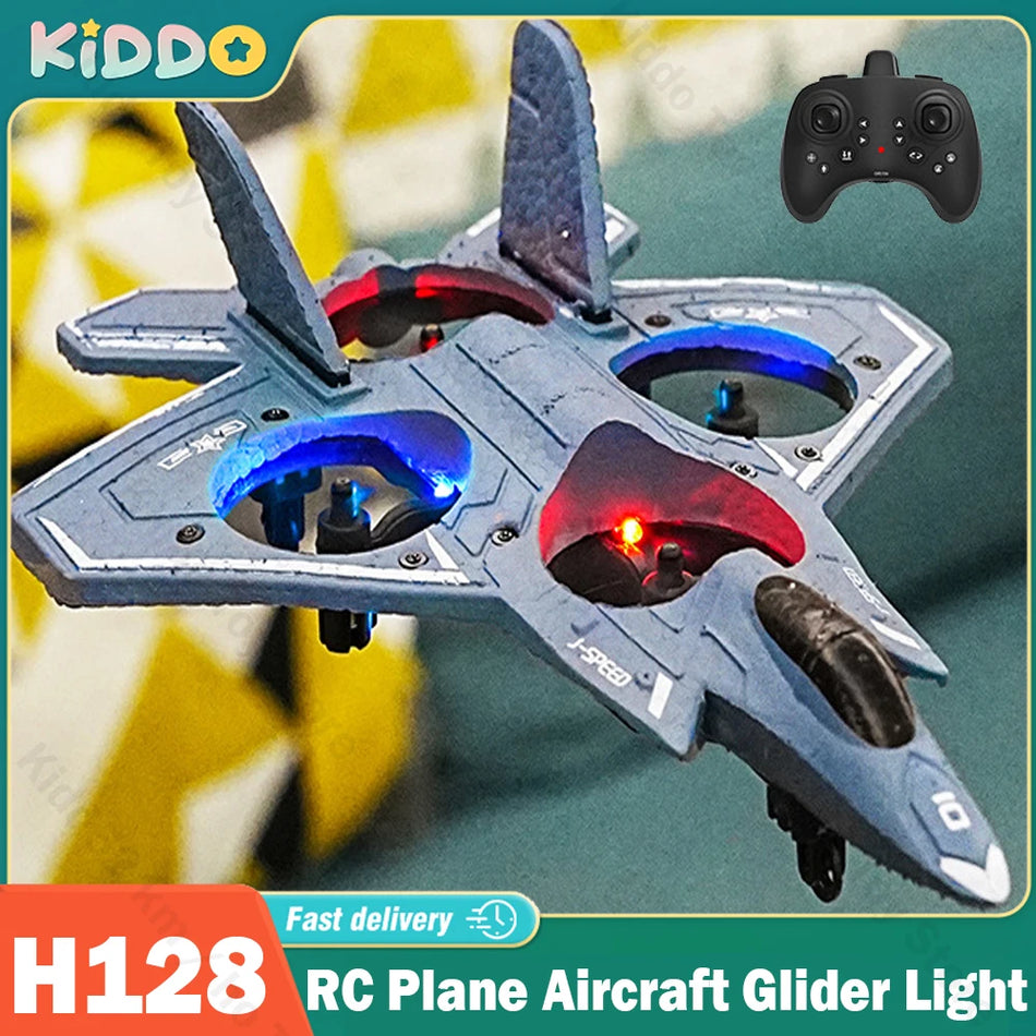 JJRC H128 τηλεκατευθυνόμενο αεροπλάνο με ανίχνευση βαρύτητας, αφρό EPP, φως