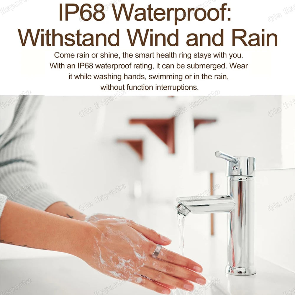 Xiaomi Smart Ring: Heart Rate &amp; Stress Monitor, IP68 Waterproof