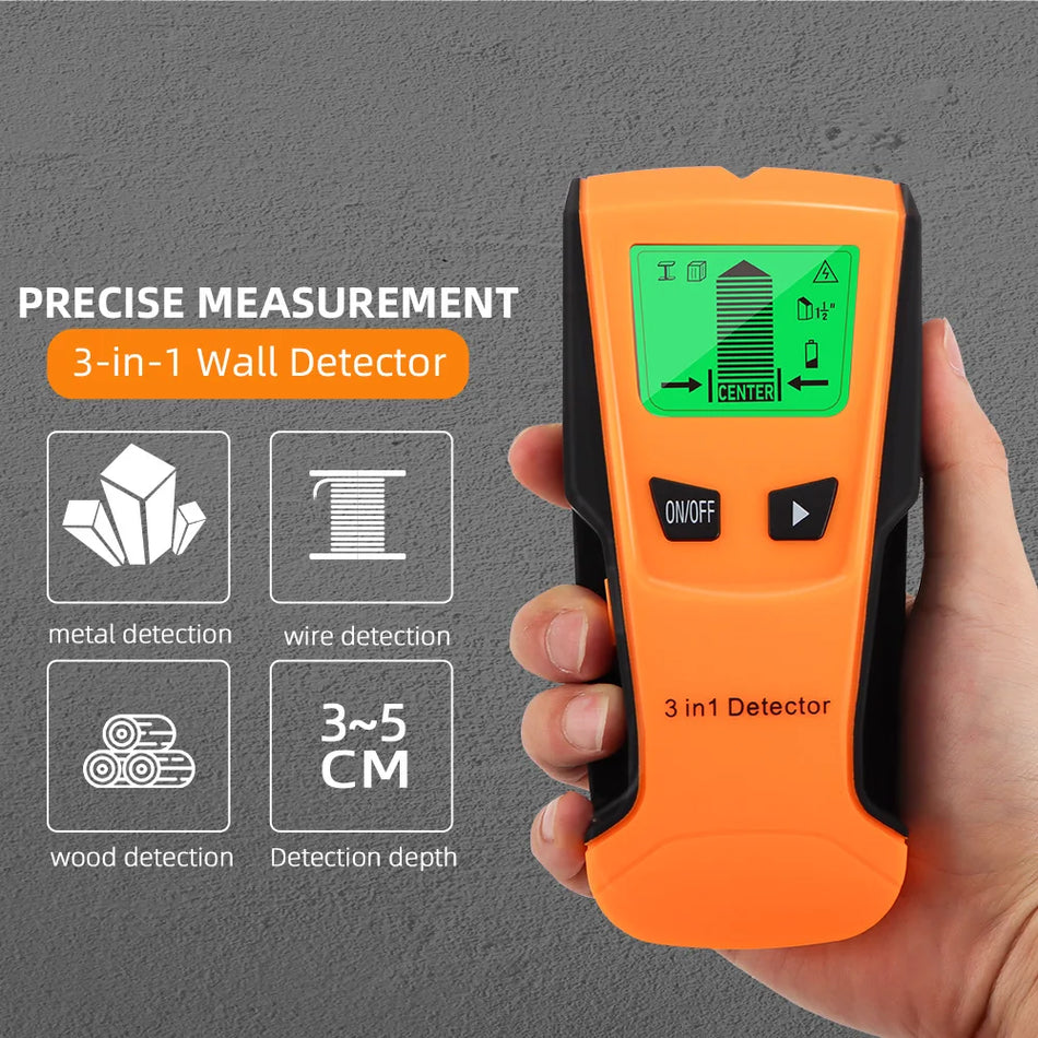 TH210 3 In 1 Wall Metal Detector - Three In One Scanner
