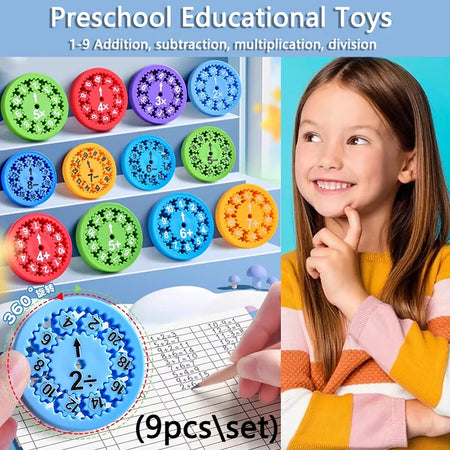 Math Fidget Spinners BZS00611 - Educational Abacus Toy