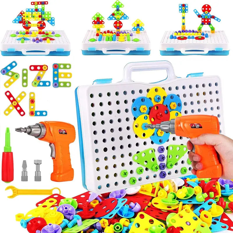 STEM Drill And Build Kit &ndash; Educational Building Set