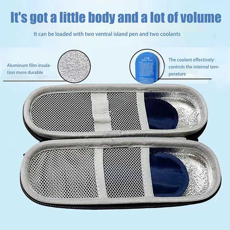 1Pc Waterproof Insulin Cooling Bag EVA - Thermal Insulated