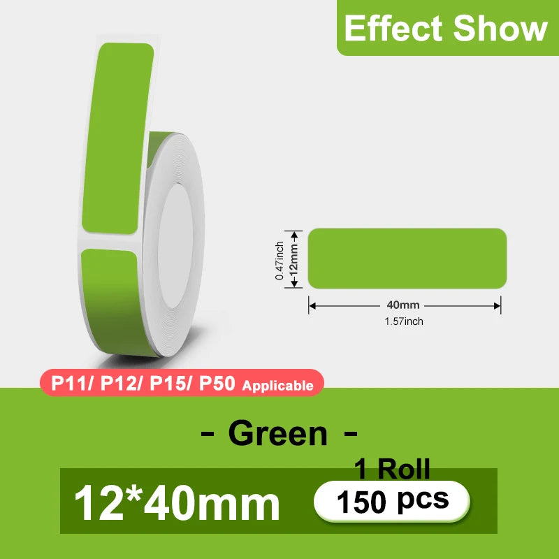 Marklife Mini Bluetooth Thermal Label Printer - Compact &amp; Portable Ink-Free Sticker Maker 150pcs papaer f