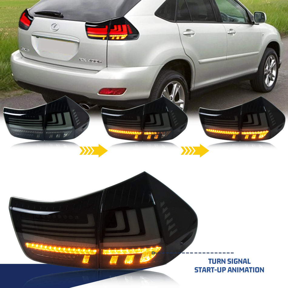 LED Tail Lights Lexus RX Series - Sequential Signal