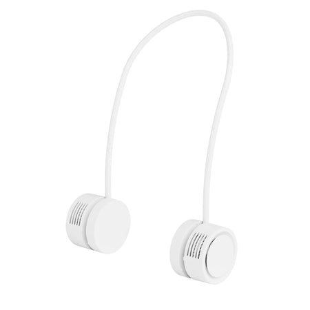 Raugee Mini Hanging Neck Fan &ndash; USB Rechargeable 3 Speed WHITE