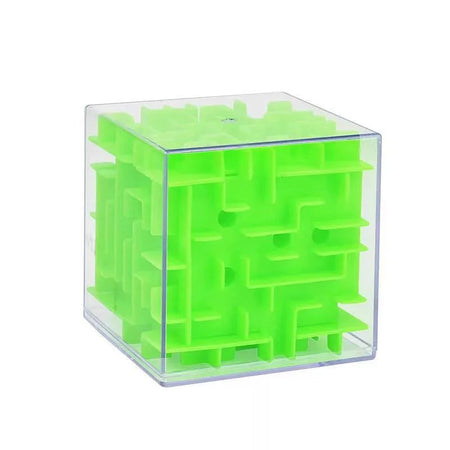 Educational 3D Cube Maze Puzzle &ndash; Brain Boost for Kids Green