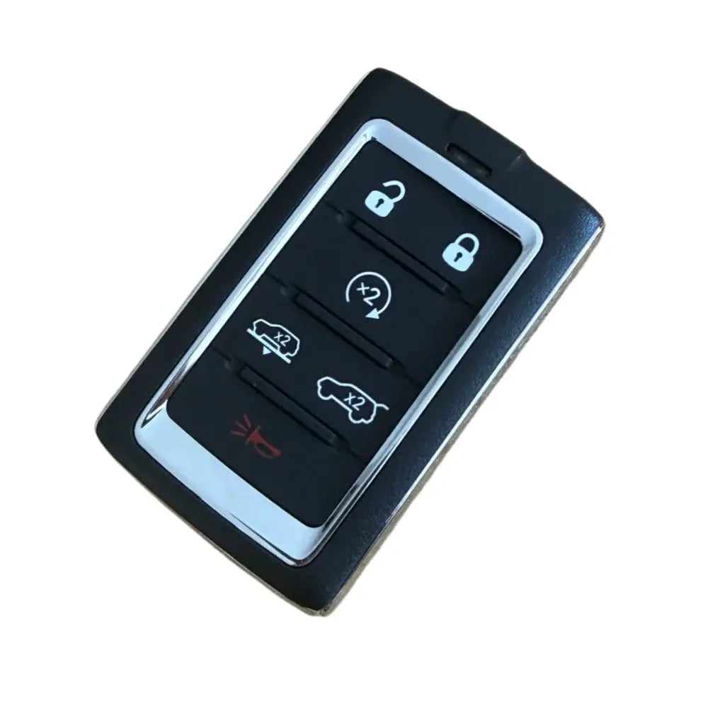 Car Smart Remote Key Shell Casing for Jeep Grand Cherokee Wagoneer Obsidian II 2021 2022 2023 New Model with Uncut Insert Blade by InterCyprus Trading Ltd