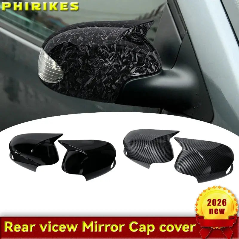 For Volkswagen VW Beetle 2002-2010 Car Side Mirror Cover Sticker Wing Cap Exterior Door Case Trim by InterCyprus Trading Ltd