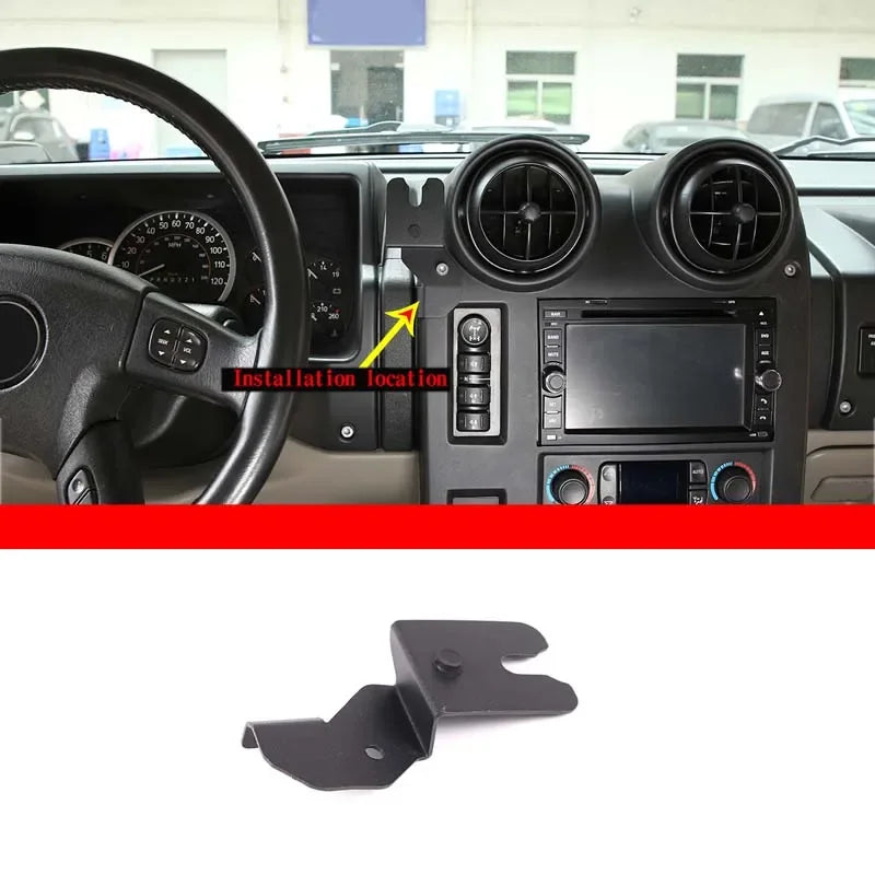 Držák mikrofonu Walkie Talkie černý pro Hummer H2 2003 2007