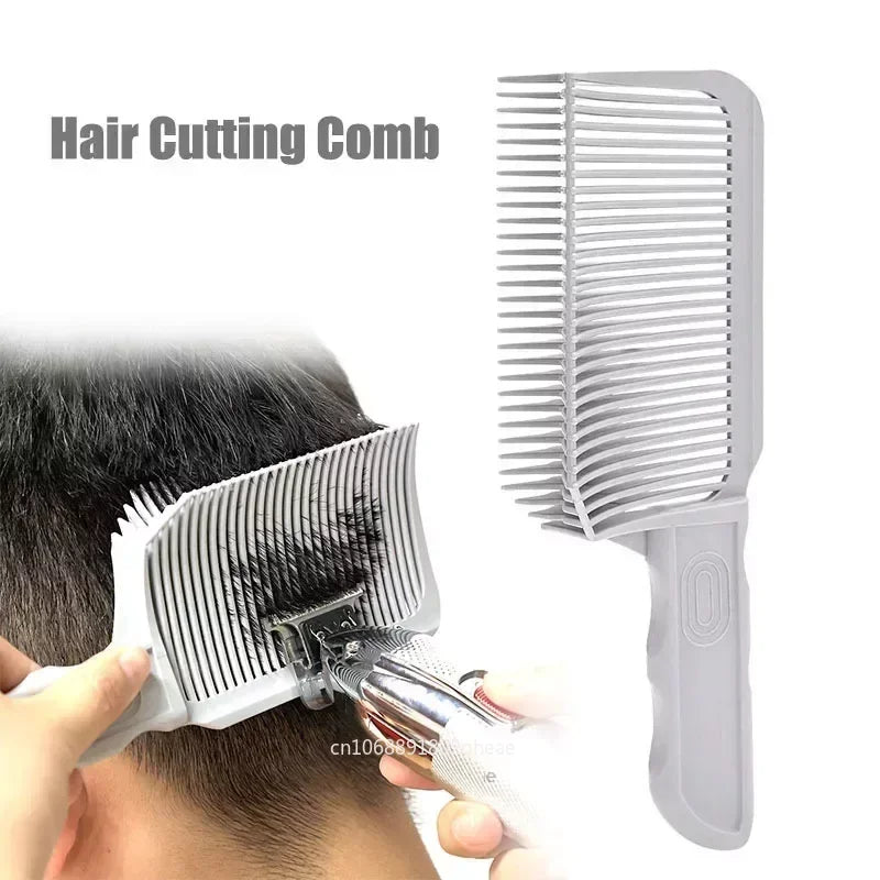 🟠 Barber Fade Combs Εργαλείο κοπής μαλλιών για κλίση hairstyle χτένα επίπεδη κορυφή κοπή χτένα για τους άνδρες ανθεκτική στη θερμότητα Fade Brush 빗
