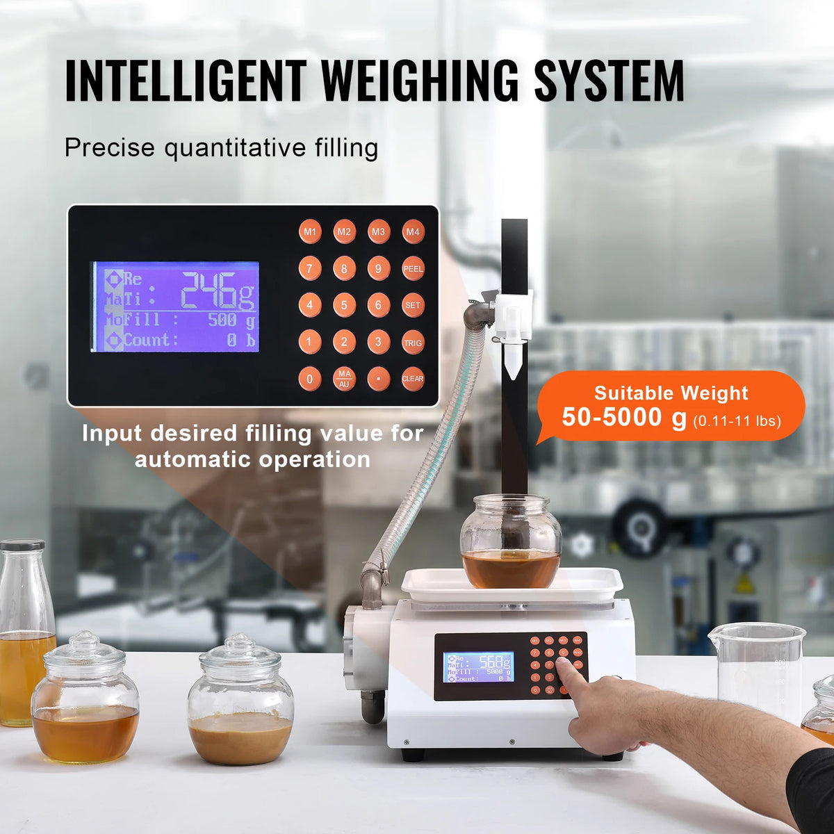 SucceBuy Automatic Liquid Filling Machine &ndash; Digital Control