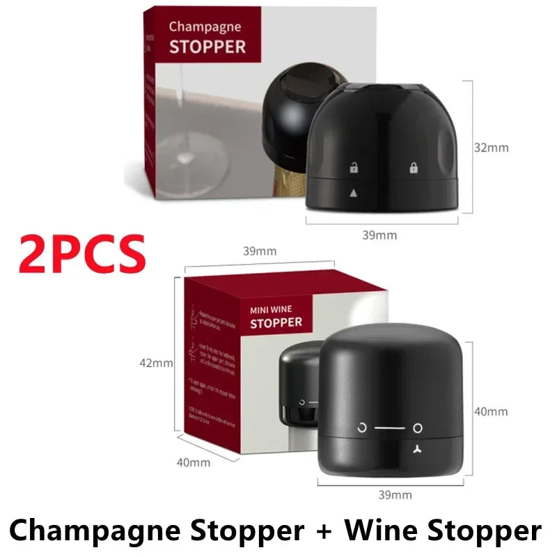 2/1PCS Vacuum Wine Bottle Stopper &ndash; Efficient Sealed Storage 2PCS2
