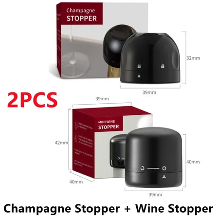 2/1PCS Vacuum Wine Bottle Stopper &ndash; Efficient Sealed Storage 2PCS2