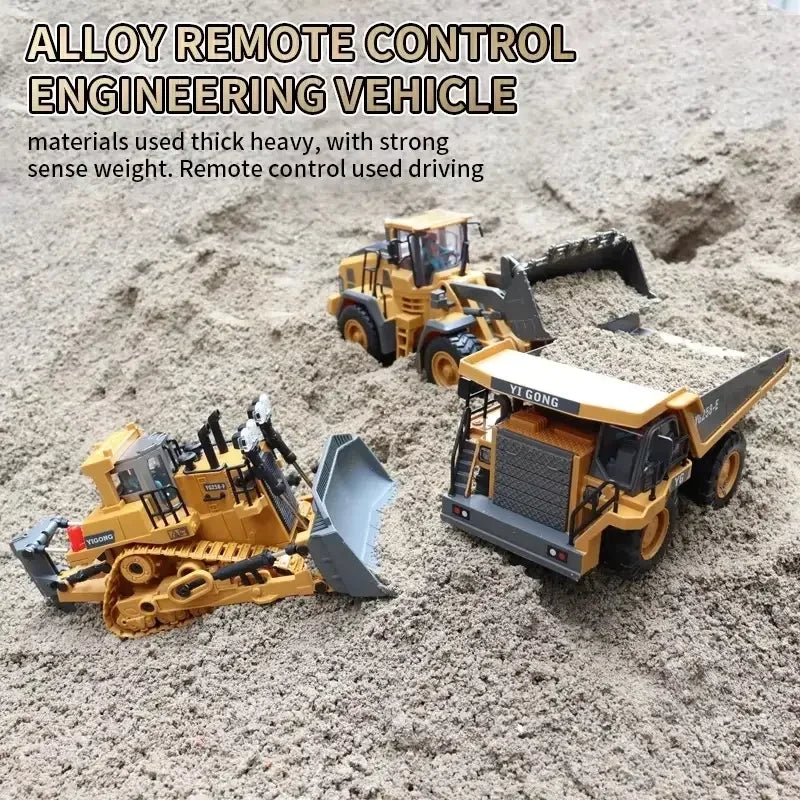 Drift RC 4x4 Off Road Excavator Stunt Car for Kids - Transforming Remote Control Vehicle
