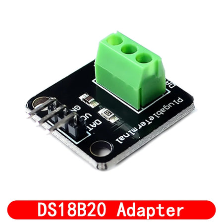 DS18B20 Temperature Sensor Module Kit &ndash; Waterproof Stainless Steel Probe DS18B20 Adapter