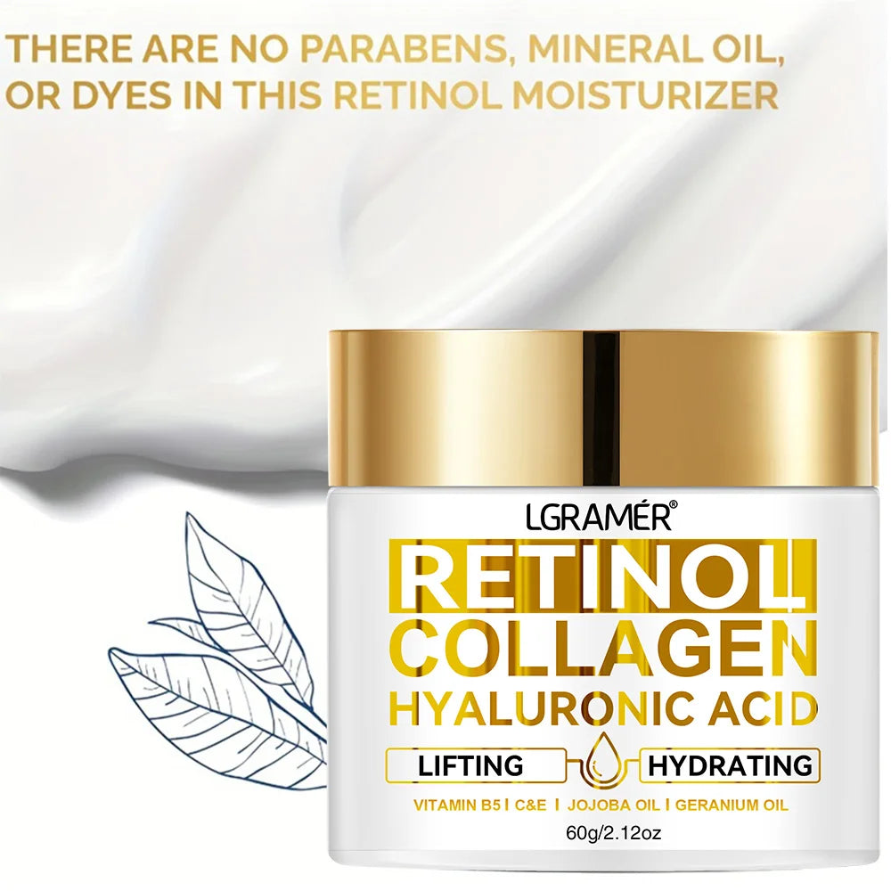 Retinol Anti-Aging Moisturising Face Cream with Hyaluronic Acid