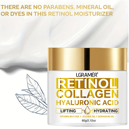 Retinol Anti-Aging Moisturising Face Cream with Hyaluronic Acid