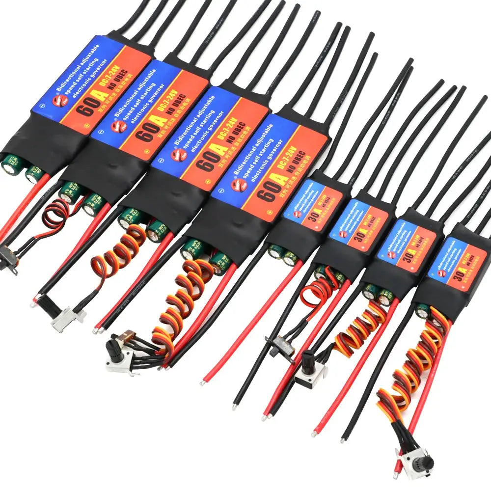 ZMR 2-6S 30A 60A ESC Bidirectional Self Starting Brushless Electric Regulation Speed Controller ESC for DIY Tools by InterCyprus Trading Ltd