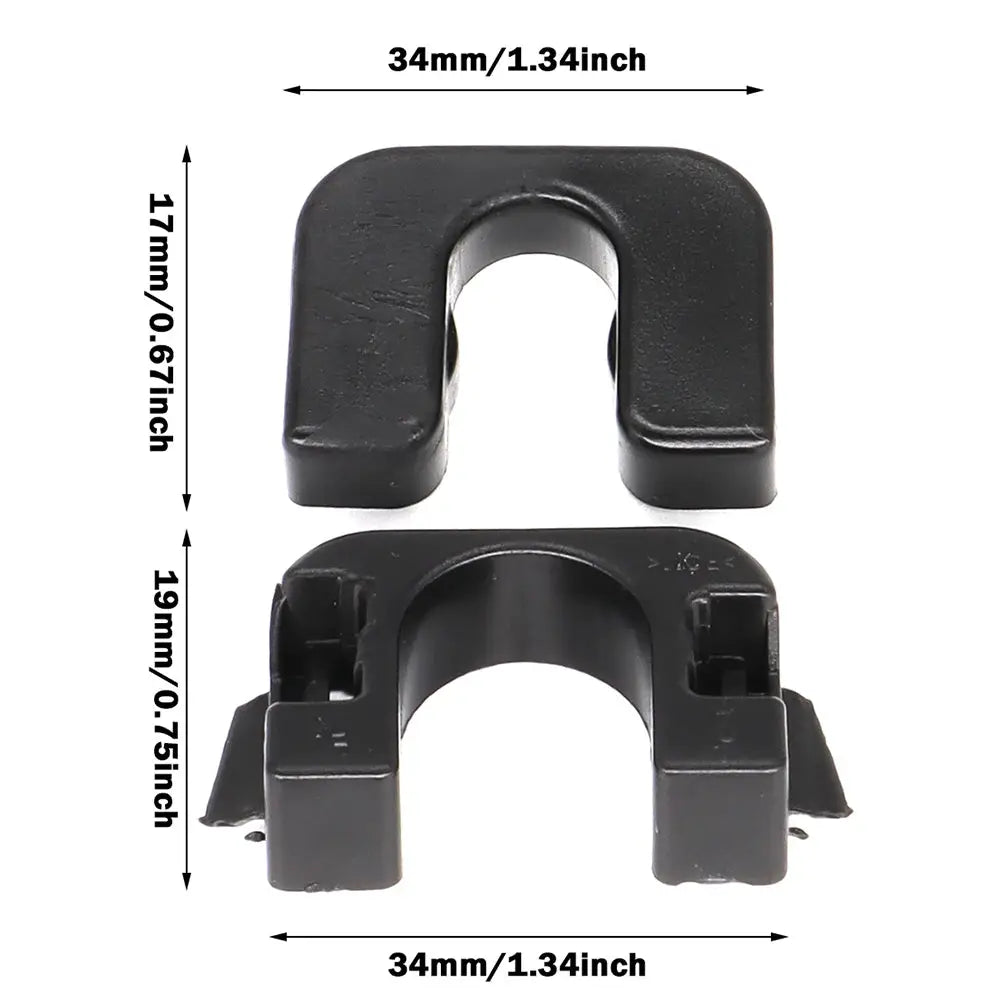 Load Cover Parcel Shelf Clips Pivot Bracket Mounting For Nissan Qashqai Dualis J10 2006 2007 2008 2009 2010 2011 2012 015532109E by InterCyprus Trading Ltd