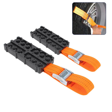 Car Tire Traction Blocks Straps &ndash; Durable PU Anti-Skid