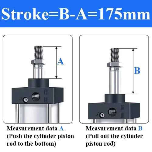 SC Bore 63mm Stroke 25-1000mm Pneumatic Cylinder &ndash; Durable