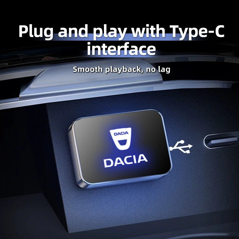 Dacia Logan MCV 2 USB-C Metāla Zibatmiņas Atmiņas Ierīce