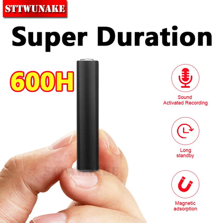 STTWUNAKE Q500 Mini Voice Recorder - 600 Hours Battery Life