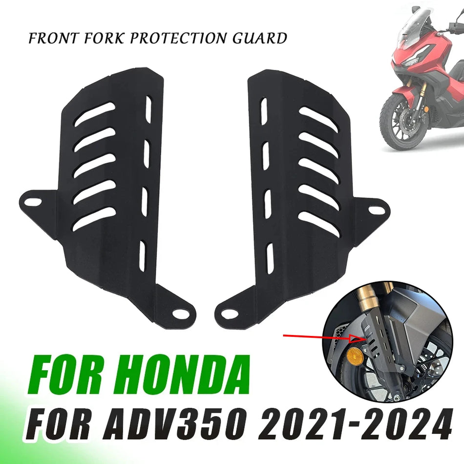 Honda ADV350 Front Fork Guard Protector for Shock Absorber Cover, Black Lower Fork Cap