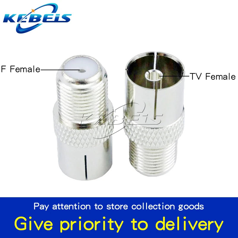 F Type to TV IEC Right Angle Adapter &ndash; Space-Saving Design